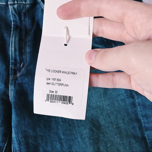 MOTHER the looker ankle fray jeans in gutterpunk - Picture 9 of 13